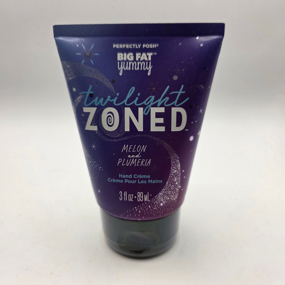 Perfectly Posh Big Fat Yummy Twilight Zoned Hand Creme 3oz Melon Plumeria Vegan